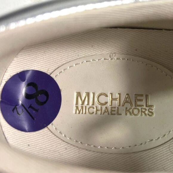 Michael Kors Women's White/Gold Sneakers SZ 8.5M NEw - Picture 6 of 7